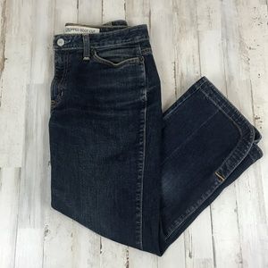 Gap Womens Cropped Jeans 4 Blue Denim Boot Cut Stretch U6